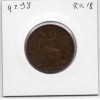 Grande Bretagne 1/2 Penny 1888 TTB-, KM 754 pièce de monnaie