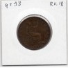 Grande Bretagne 1/2 Penny 1888 TTB-, KM 754 pièce de monnaie