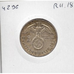Allemagne 2 reichsmark 1939 A, SPL KM 93 pièce de monnaie