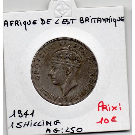 Afrique est britannique 1 shilling 1941 TTB KM 28.1 pièce de monnaie