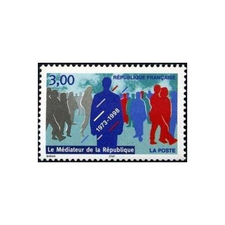 Timbre Yvert France No 3134 Médiateur de la république