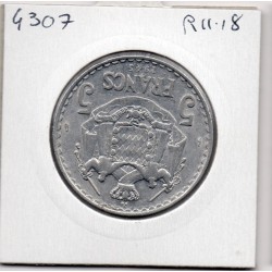 Monaco Louis II 5 francs 1945 Sup, Gad 135 pièce de monnaie