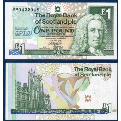 Ecosse Pick N°360, Billet de banque de 1 pound 1999 Royal Bank of Scotland