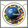 Timbre Yvert France No 3139 France 98 Coupe du monde de football de feuille