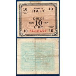 Italie Pick N°M13a, Billet de banque de 10 Lire  1943