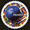 Timbre Yvert France No 3140 France 98 Coupe du monde de football de carnet