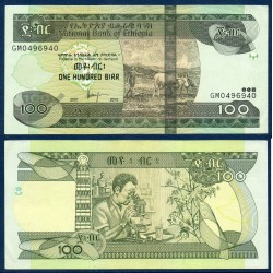 Ethiopie Pick N°52g, SPL Billet de banque de 100 Birr 2015