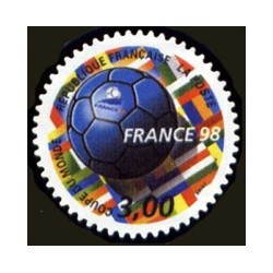 Autoadhésif Yvert No 17 Timbre Coupe du monde de Football France 1998