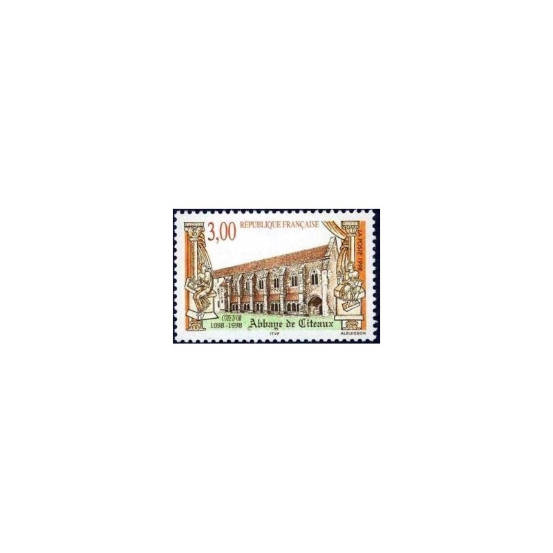 Timbre Yvert France No 3143 Abbaye de Citeaux