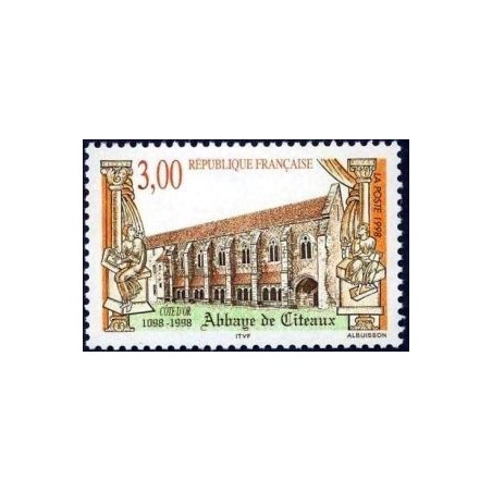 Timbre Yvert France No 3143 Abbaye de Citeaux