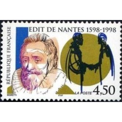 Timbre Yvert France No 3146 Henri IV Edit de Nantes