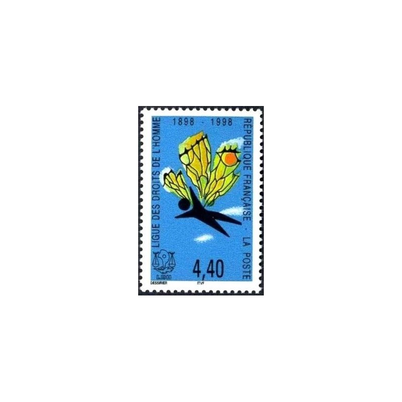 Timbre Yvert France No 3149 Ligue des Droits de l'homme