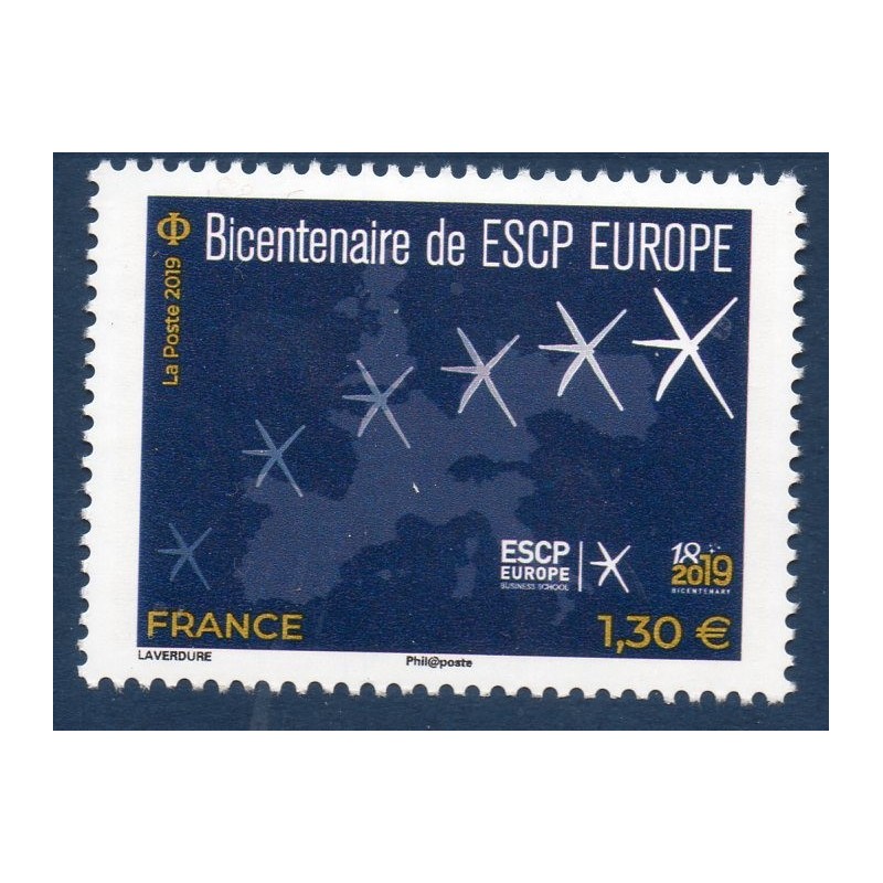 Timbre France Yvert No 5349 ESCP Europe luxe **