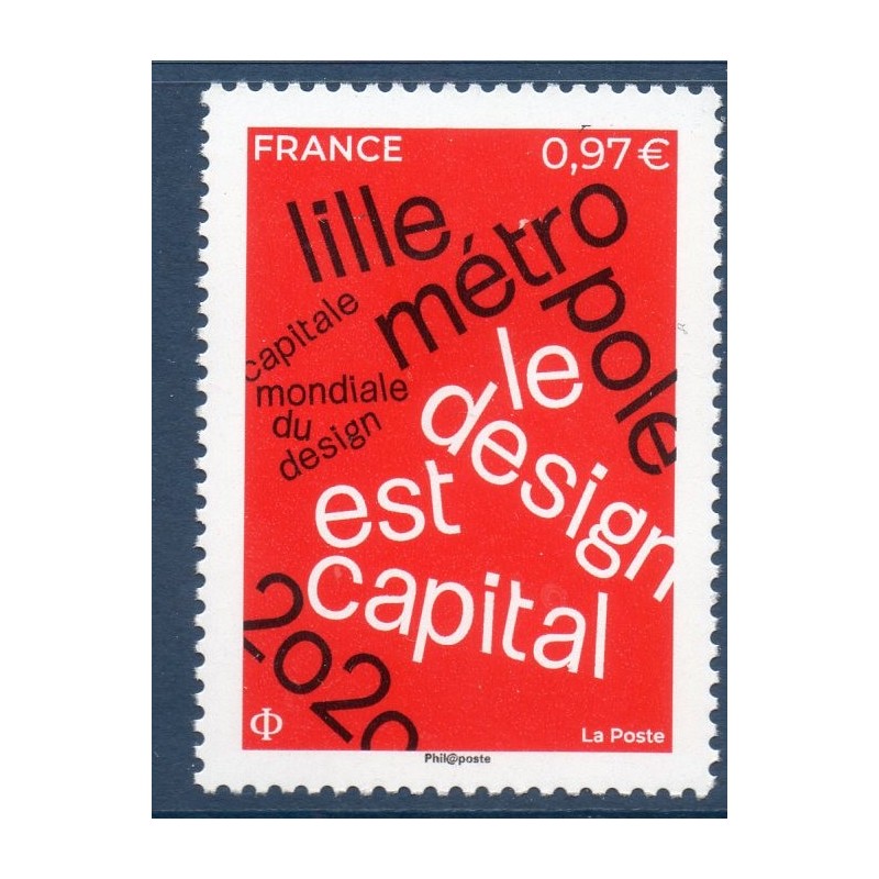 Timbre France Yvert No 5372 Lille métropole  luxe **