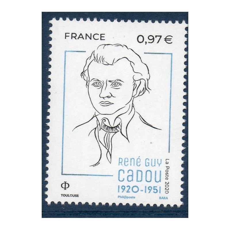 Timbre France Yvert No 5381 René Guy Cadou  luxe **