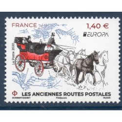 Timbre France Yvert No 5397 Europa Voiture à cheval et route luxe **