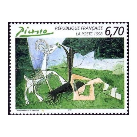 Timbre Yvert France No 3162 Pablo Picasso, Le Printemps