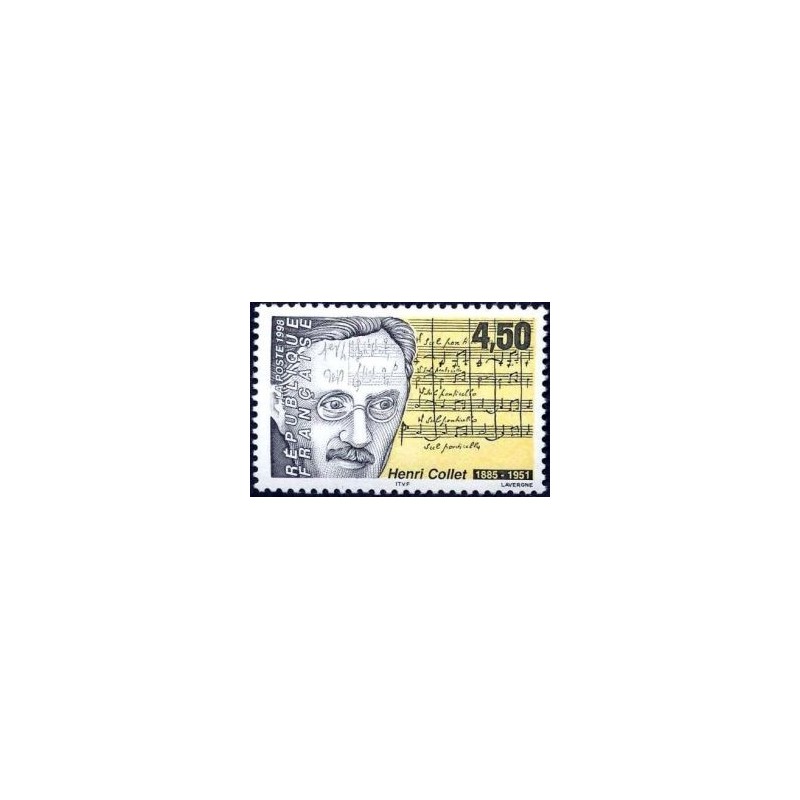 Timbre Yvert France No 3163 Henri Collet