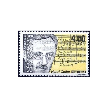 Timbre Yvert France No 3163 Henri Collet