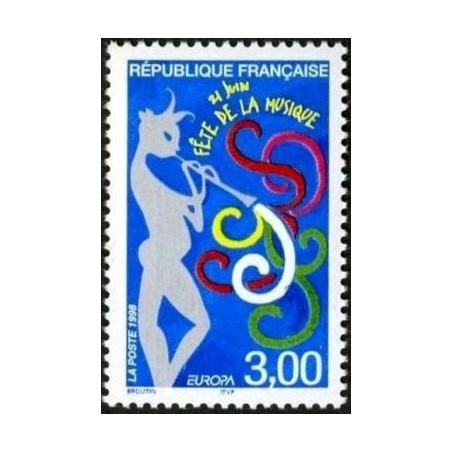 Timbre Yvert France No 3166 Europa, Festivals nationaux, la fete de la musique