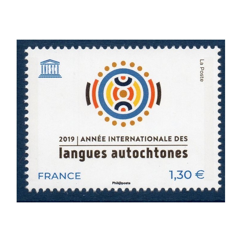 Timbre France Service Yvert 176 Année européenne des langues autochtones neuf luxe **