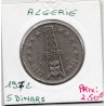 Algérie 5 dinars 1972 dauphin TTB KM 105a pièce de monnaie