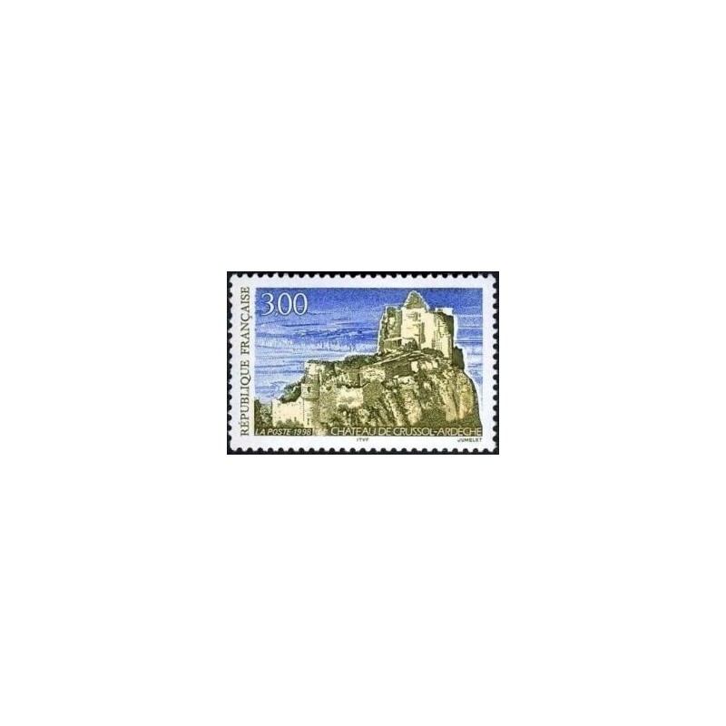 Timbre Yvert France No 3169 Le chateau de Crussol