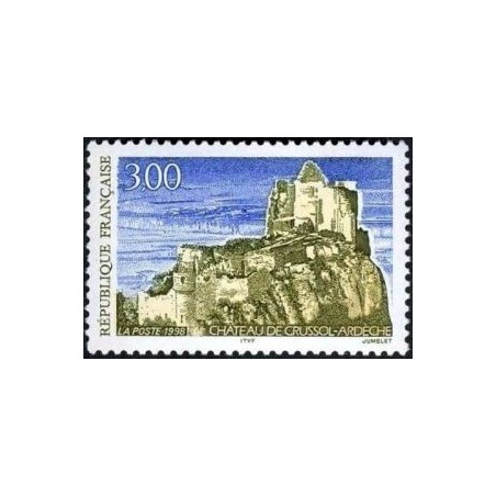 Timbre Yvert France No 3169 Le chateau de Crussol