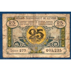 Centre 25ct  B 1924 Billet de la chambre de Commerce