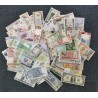 Lot de 100 Billets de banque de 100 pays differents du monde