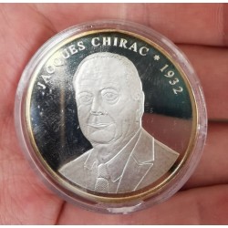 Médaille Jacques Chirac, présidents français