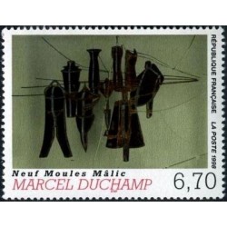Timbre Yvert France No 3197 Marcel Duchamp, Les neufs moules Malic