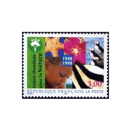 Timbre Yvert France No 3198 Union mondiale pour la nature