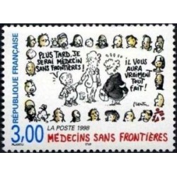 Timbre Yvert France No 3205 Médecins sans frontiéres