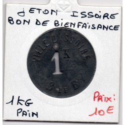 1 Kg de pain Issoire, bon de bienfaisance Non Daté monnaie de nécessité