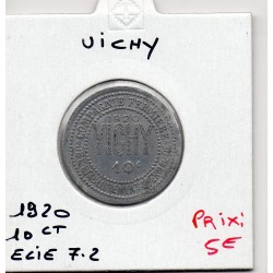 10 centimes Vichy Les thermes 1920 monnaie de nécessité