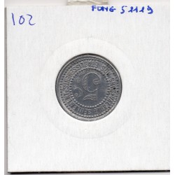 5 centimes Vichy Les thermes 1923 alu monnaie de nécessité