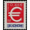 Timbre Yvert France No 3214 Le timbre en euro issu de feuille