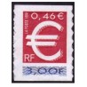 Timbre Yvert France No 3215  Le timbre en euro issu de carnet adhésif