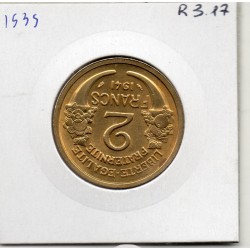 2 francs Morlon 1941 Sup, France pièce de monnaie