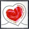 Timbre Yvert France No 3219 Coeur Saint valentin, issu de feuille