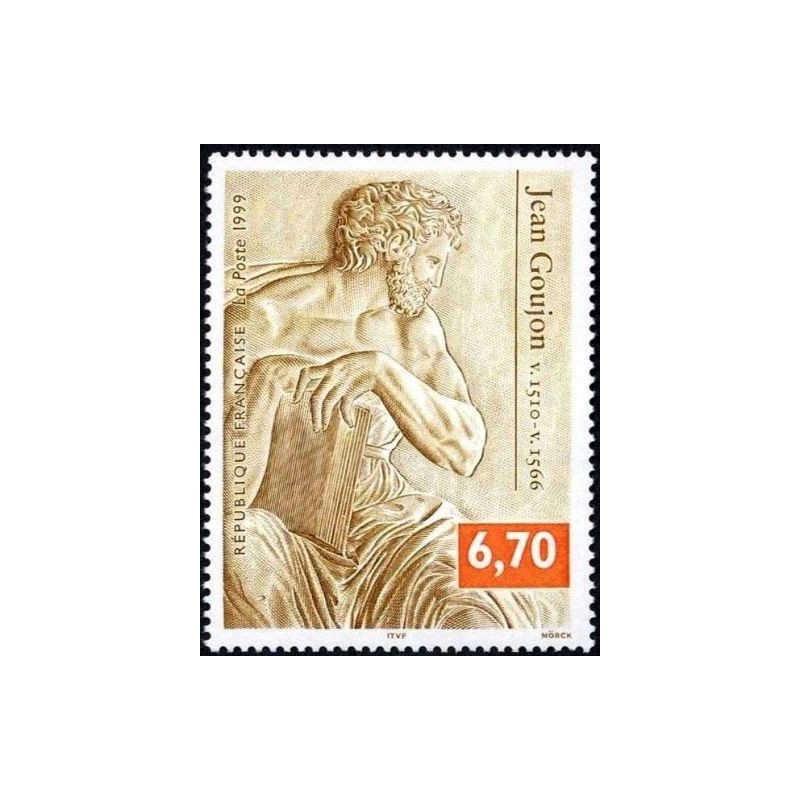 Timbre Yvert France No 3222 Jean Goujon