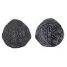 demi Follis Justin II et Sophie (572-573), SB 361 atelier Constantinople