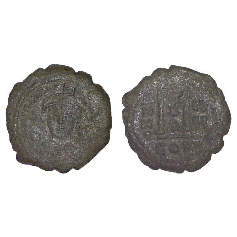 Follis Maurice Tibère (585-586), SB 494 atelier Constantinople