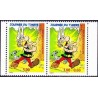 Timbre Yvert France No P3226A Journée du timbre, Astérix paire issue de carnet