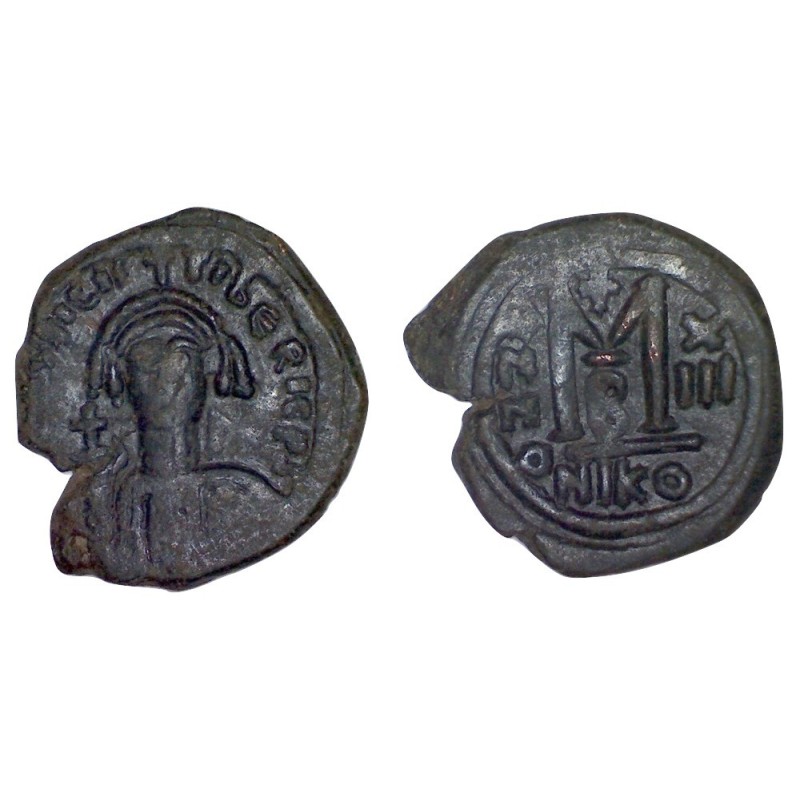 Follis Maurice Tibère (594-595), SB 513 atelier Nicomedie Follis Maurice Tibère (594-595), SB 513 atelier Nicomedie
