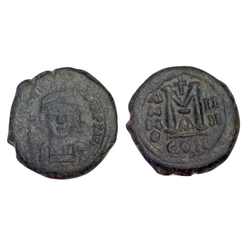 Follis Maurice Tibère (582-583), SB 494 atelier Constantinople