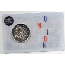 2 euros commémoratives France 2020 Recherche Médicale Union pieces de monnaie €