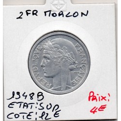 2 francs Morlon 1948 B Beaumont Sup, France pièce de monnaie