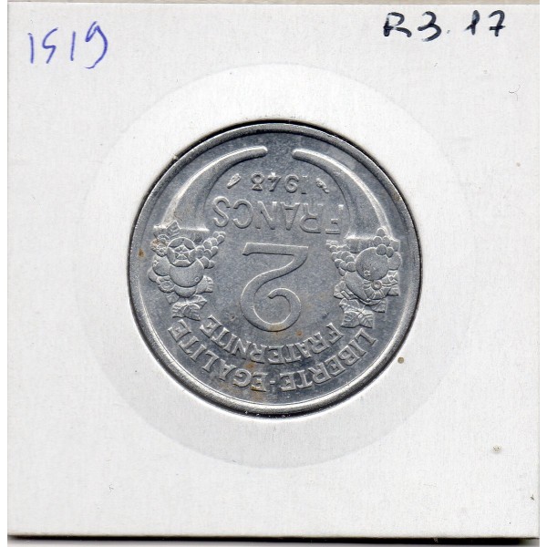 2 francs Morlon 1948 Sup-, France pièce de monnaie